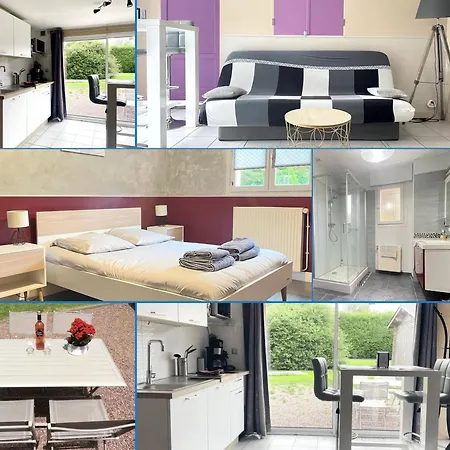 Normandie Cosy Rdc Independant Bien Equipe Dans Maison Confortable Terrasse Grand Jardin Clos Sans Vis A Vis Parking Privatif Entre Caen Et Bayeux, Proche Plages Du Debarquement