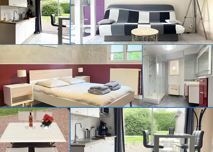 Normandie Cosy Rdc Independant Bien Equipe Dans Maison Confortable Terrasse Grand Jardin Clos Sans Vis A Vis Parking Privatif Entre Caen Et Bayeux, Proche Plages Du Debarquement